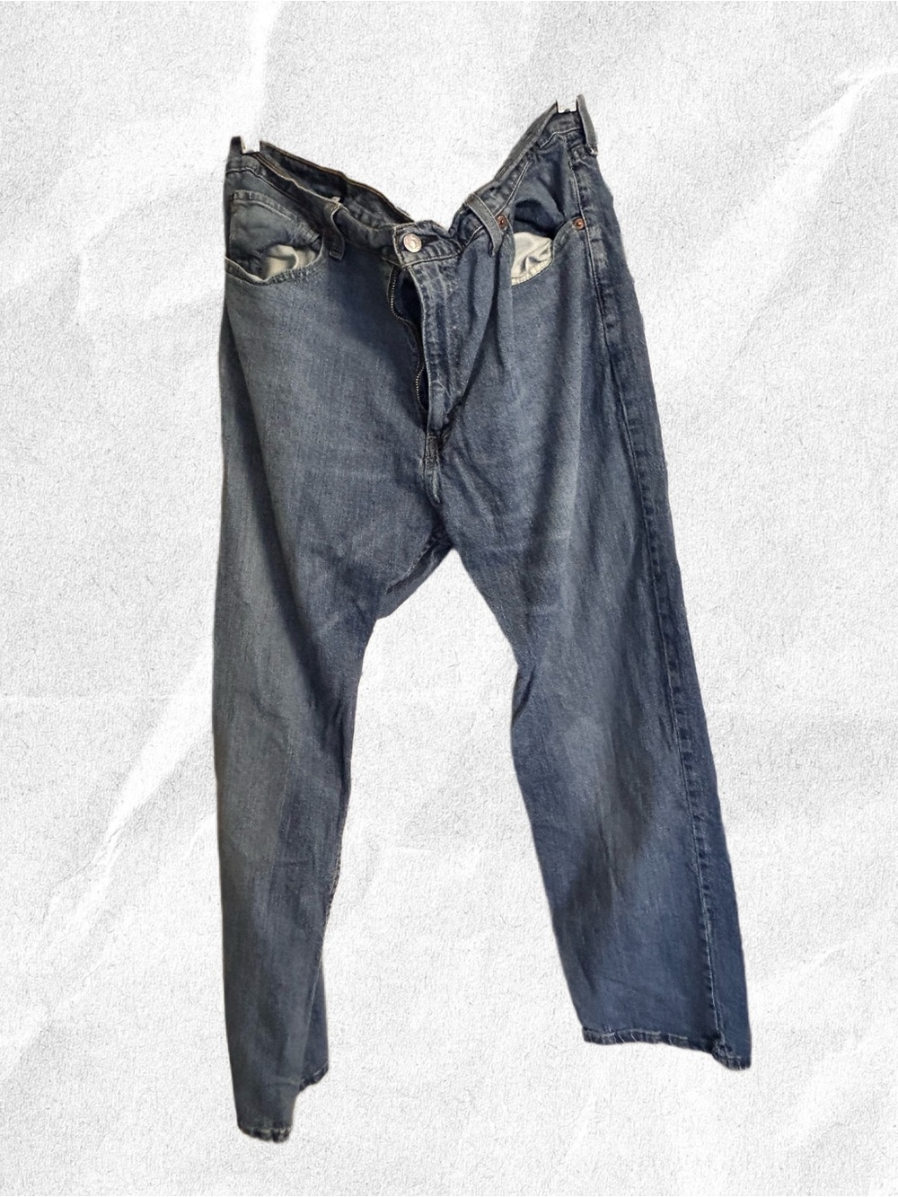 Levi’s Men's Blue Denim Jeans - Classic Straight Fit